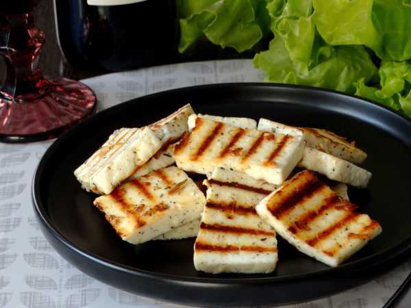 Жареный адыгейский сыр